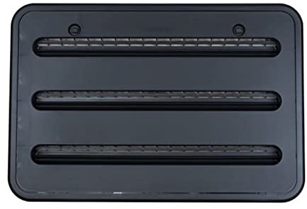 Dometic USA Rejilla de ventilación para refrigerador, parte inferior/superior, color negro