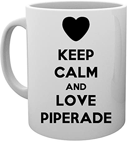 Keep Calm And Love Piperade Tasse Mug Cup