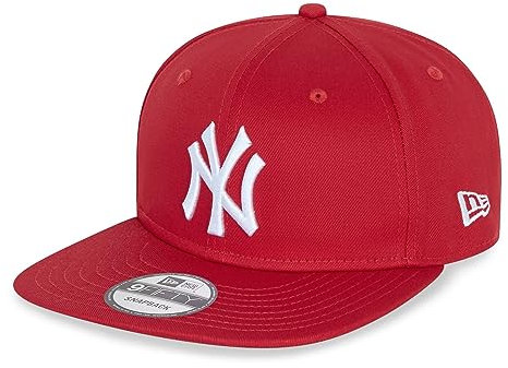 New Era New York Yankees MLB Essentials Scarlet 9Fifty Snapback Cap - S-M (6 3/8-7 1/4)