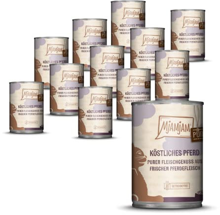 MjAMjAM - Purer Fleischgenuss - köstliches Pferd pur 12 x 400 g