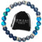 ARMONY PARIS Armband aus Naturstein | Ausgeglichenheit und Gelassenheit | Wohlbefinden | Chakren | für Damen und Herren | Premium-Qualität und absoluter Komfort | Tigeraugenperlen Hämatit Obsidian