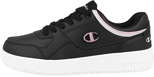 Champion Rebound Low W, Damen-Sneakers, Schwarz Kk003, 38 EU