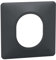 Schneider Electric - Ovalis - Plaque de finition - 1 poste Anthracite - S340702