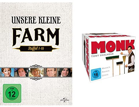 Unsere kleine Farm - Die komplette Serie (58 Discs) & Monk - Staffel 1-8 - Gesamtbox [32 DVDs]