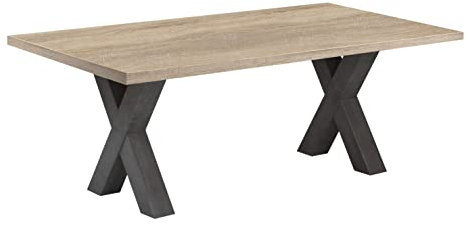 möbelando Couchtisch Mister in Graphit/Eiche sägerau. Abmessungen (BxHxT) 120x47x70 cm