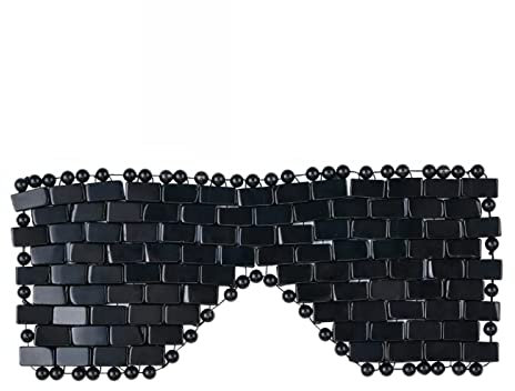 Natürliche Edelsteinperle Jade Schlafmaske Rosenquarz Amethyst,Obsidian