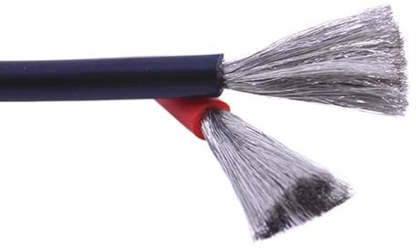 KAYRAM 2M hitzebeständiger Silikondraht 12 AWG 11 10 13 14 15 16 AWG 17 18 20 AWG Hohe Temperatur 200 ° C Kältebeständigkeit -60 ° (Color : Red and Black, Size : 14AWG)