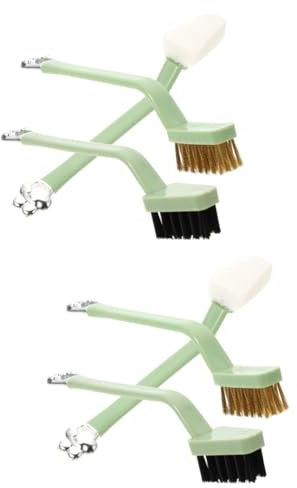 NIYANGLE 6 Piezas De Cepillo para Huecos De Ranura Cepillo De Limpieza para Encimera Cepillo para Rascar La Estufa Limpieza Profunda Ventilador Cepillo De Limpieza para Huecos