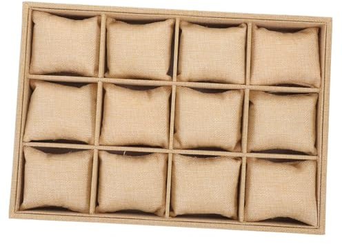 CAXUSD 1set Vassoio Organizer Per Cuscini Espositore Per Orologi e Scomparti - e