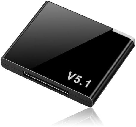 Bluetooth 5.1 auf 30-poliger Adapter, Empfänger mit geringer Latenz für Bose Sounddock und Musik-Dockingstation, IPOD Bluetooth-Adapter für andere 30-polige Musik-Dockingstationen