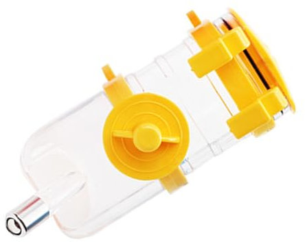 Pet Hanging Water Bottle, 350ml Dog Water Feeder Bottle One Piece Design for Small Animal for Cats (Focketygx7590yeqd-14)