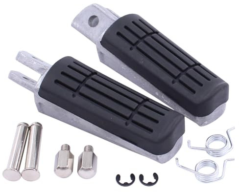 Repose-pieds de moto avant Pédale Goupilles Repose-pieds Pédales pour Yamaha BT 1100 FJR 1300 FZ1 FZ6 FZS 1000 FZR 600 MT03 660 TDM 850 TDR 125 TRX 850 XJ 600 XJ900S XJ6 XJR 1200 g. XV 1700 YZF 1000 R
