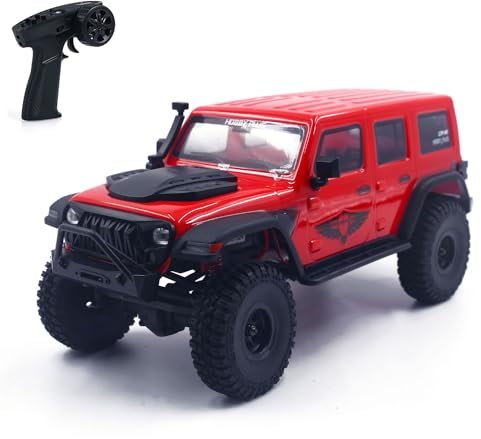 wheelfun 1:18 4X4 Funksteuerung Geländewagen CR18 RTR RC Fernbedienung Crawler Auto Modell Servomotor ESC