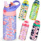 XinYiiLun Bottiglie d'acqua personalizzate 12/20 oz per lo sport Bottiglia d'acqua isolata personalizzata con cannuccia Bottiglia d'acqua personalizzata in acciaio inossidabile con nome Regali per