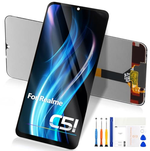 Écran LCD pour Oppo Realme C51 4G Remplacement D'écran pour Realme C51 LCD Display Numériseur pour Realme C51 4G Écran Tactile Affichage de Rechange Verre Full Assemblée Kit RMX3830 (6.74)