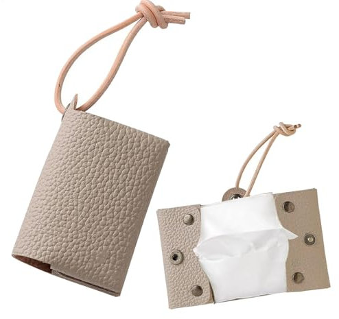 Raypontia Porta tascabile per borsa, in pelle PU per asciugamani di carta | impermeabile in carta porta | Borsa da viaggio per Organizzatore portatile ed elegante per