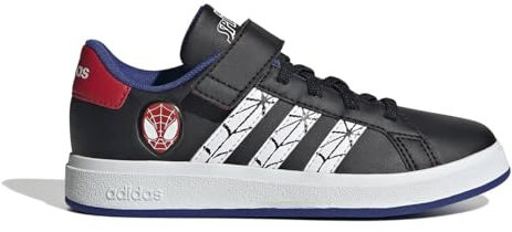 Adidas Grand Court Spider-Man EL K CBLACK/FTWWHT/SELUBL - 29