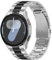 Suphart Compatibile con Cinturino Samsung Galaxy Watch 7 6 5 4 FE 44mm 40mm, No Gap Cinturini Metallo per Galaxy Watch 6 Classic 47mm 43mm/5 Pro 45mm, Argento-Nero