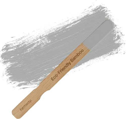 Hemway Bambus-Farbrührer, 28 cm x 2,5 cm, Mischfarbe, Lack, Lack, Flüssigkeit, wiederverwendbar, umweltfreundlicher Rührstab