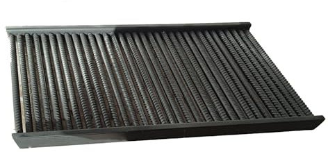 Generico Grille feu barbecue pour support charbon, charbon, bois (L 80 x P 50 cm)
