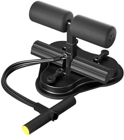 harayaa Bauchtrainer mit Fußstütze Und Saugnäpfen, Schwarz