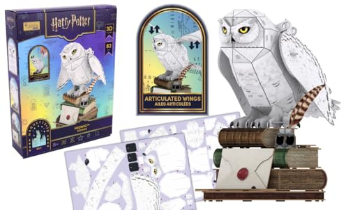 EXPLORA - Hedwig - Offizielle Harry Potter Lizenz - 3D Puzzles - 540314-82 Teile - Kein Kleber oder Schere - Baukasten - Geschenk - Modell - Ab 8 Jahren