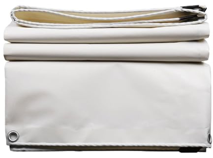 YiHYSj Lona con Ojales Lona de 450 g/m² Exterior Impermeable y al desgarro PVC Universal plastico cubretodo para Camiones Piscinas Muebles de jardín Cubierta Cubierta Protección contra UV 4x8m