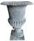 L'Héritier Du Temps Jardinière en Fonte Grise Style Médicis Vase Vasque Pot de Fleur 24x24x30,5cm