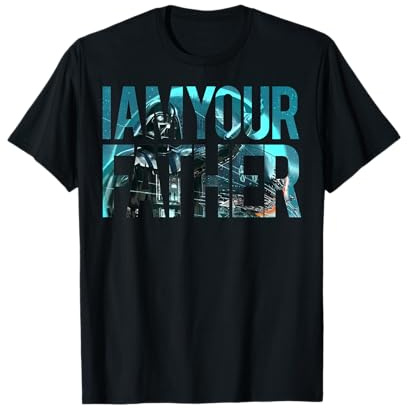 Star Wars Vader I AM YOUR FATHER Art Fill Graphic T-Shirt T-Shirt