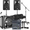 Studiomaster PA System Packages - VX800BT Active Speakers Set, Club XS 10 Channel Mixer & Microphones