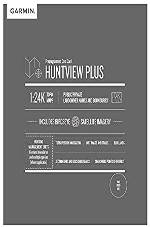 Garmin Huntview Plus, Preloaded microSD Cards with Hunting Management Units for Garmin Handheld GPS Devices, Arkansas