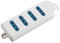 Poly Pool PP0400X Quadruple Prise 10A 2P+T, Blanc