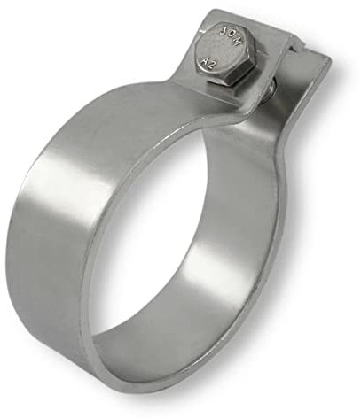 DIN Schelle Edelstahl Massive Klemme Rohrschellen von 30,2-124,5 mm (66,5mm - 2,61)