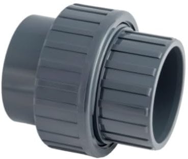 jardiboutique - Ø 32 mm, Un raccord union 3 pièces, PVC Pression a coller