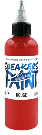 SneakArts Pintura para Cuero y Textil - 100ml (Rojo)