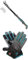 Akku-Baumschere EasyCut 110/18V P4A ohne Akku: Astschere für Zweige in bis zu 2,5 m Höhe(14772-55) + Gardena Gerätehandschuh Größe 10/XL: Handschuhe für alle Arbeiten mit Geräten(11522-20)