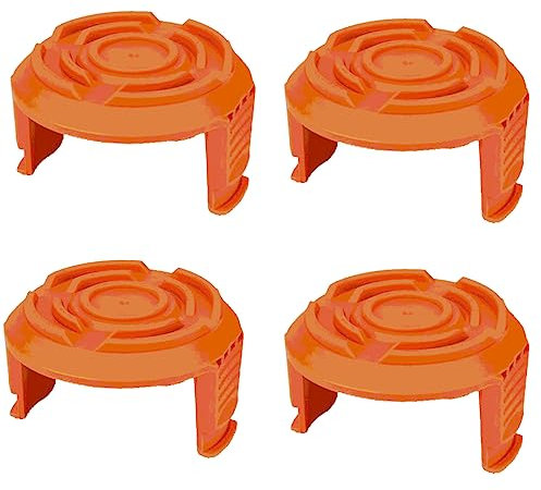 SopimusZ 4PCS Bobina Tappi di Ricambio per decespugliatore, Linea Tappi tagliabordi e decespugliatore,WA0004.1/WA0010 Bobine di Filo per WG157e.9 WG163e WG163e.1 WG163e.9