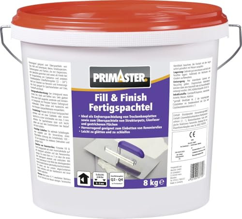 Primaster Fertigspachtel Fill & Finish 8 kg