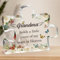 Beileidsgeschenke für den Verlust der Großmutter, Oma Gedenkgeschenke Acryl-Puzzle-Plakette 9,9 x 8,4 cm, Trauergeschenke für den Verlust der Oma, Gedenkgeschenke, Beerdigungsgeschenke,