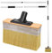 Long Handled Paint Brush, Stain Brush Deck Brush Fence Paint Brush, Large Paint Brush for Fence, Wall, Furniture, Wide Paint Brush, Decking Brush, Emulsion Paint Brush