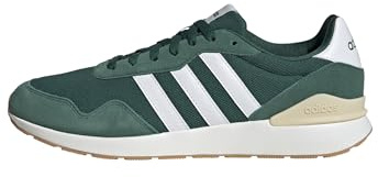 adidas Herren Run 60s 4.0 Shoes, Collegiate Green/Cloud White/Crystal Sand, 43 1/3 EU