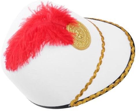 LALADEFIEE Nutcracker Hat Replacement Plume Designed Costume Hat Inspections Parties Dress up Cap Fashionable Headwear