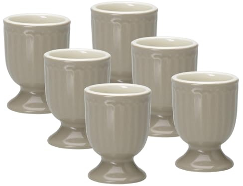 GreenGate Alice Eierbecher warm Grey 6,5 cm Set6