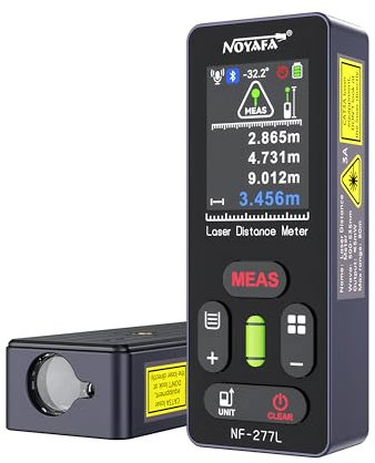 Grünlicht Laser-Entfernungsmesser Hochpräzises Laser-Distanzmessgerät 60/100M Professionelles Lasermessgerät mit Laser-Kreuzvisier (100M)