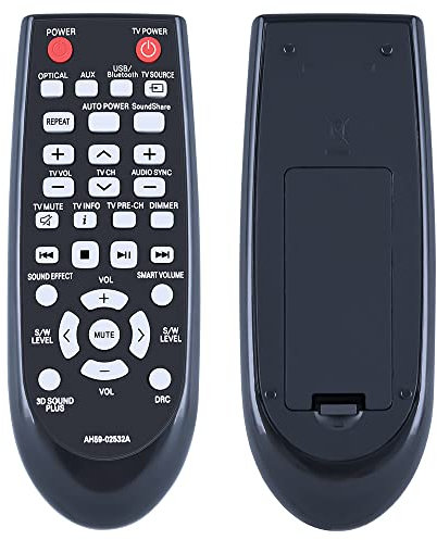 CLVIZCXOM AH59-02612A AH59-02532A Remote Control Replacement for Samsung Soundbar Sound Bar Active Speaker System HW-H355 HW-H355EN HW-H355/XU HW-H355/ZF