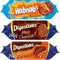Biscuit Bundle With Hobnobs Milk Chocolate Biscuits 262g, Milk Chocolate Digestives 266g & Caramel Digestives 250g (3 Pack)