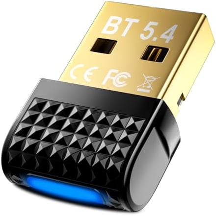 Adapter PC - 5.4 Bluetooth Dongle, Bluetooths Dongle USB, Bluetooths Stick, Low Latency, Plug & Play, mit Windows 7/10/8.1/11