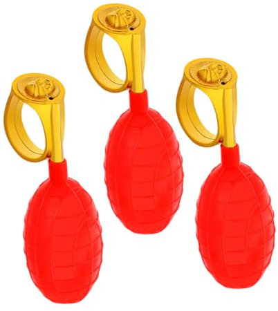TOPBATHY 3 Stück Wassersprüh Ring Wasserstreiche für Partys Pranks und Spiele für April Tag Unterhaltung und Sommeraktivitäten
