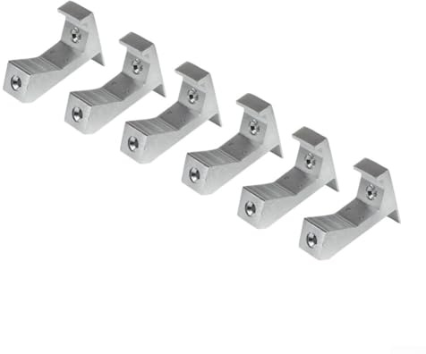 ZiStarlilife Quietschendes Boden-Reparatur-Set, 6 Stück, Halterungen aus Aluminiumlegierung zur Befestigung und Sicherung von Unterböden an Balken, kompatibel mit Standard-Holz und I-Balken für