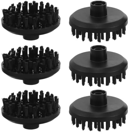 ABOOFAN Steam Cleaner Brush Heads, Universal Grout Attachment Set | Quick-swap replacements, reaches narrow tile joints corners walls kitchens bathrooms and floors for stubborn mark removal